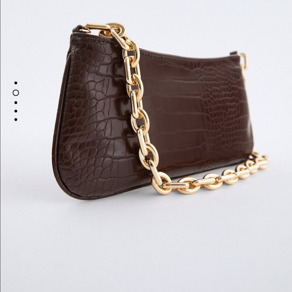 Zara faux leather chain bag - Picture 10 of 14
